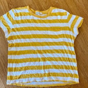 Marine Layer striped crop top